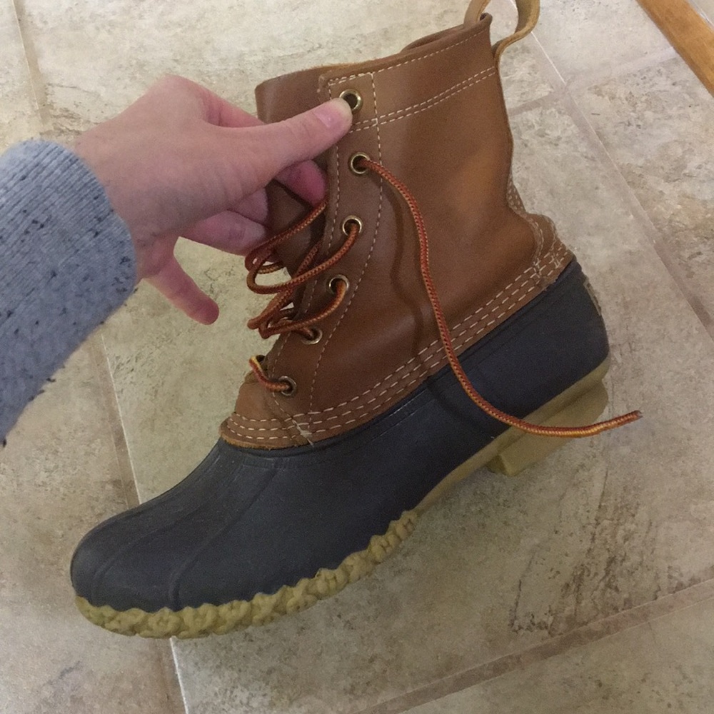 LL Bean duck boots